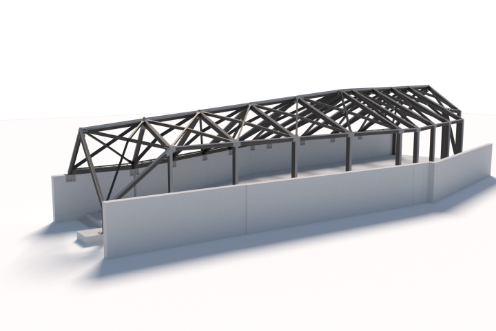 Steel-Glass Roof